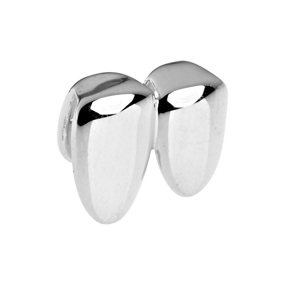 Double Single Teeth Grill - One size fits all - Silver