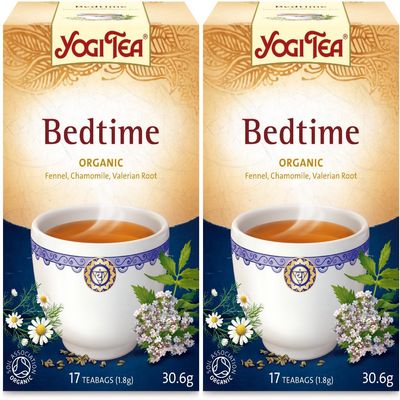 (2 Pack) - Yogi Tea - Bedtime Tea | 17 Bag | 2 PACK BUNDLE
