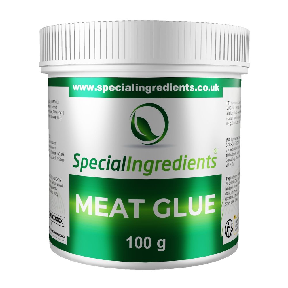 Special Ingredients Meat Glue/Transglutaminase 100g Premium Quality, Non-GMO, Gluten Free, Non-irradiated  Recyclable Container