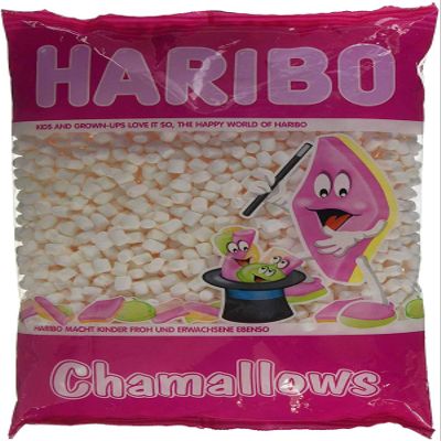 Haribo Chamallows Mini White Retro Kids Sweets - 3 x 1kg
