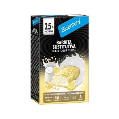 Bicentury - Sustituye bar - 128g - Lemon Yogurt