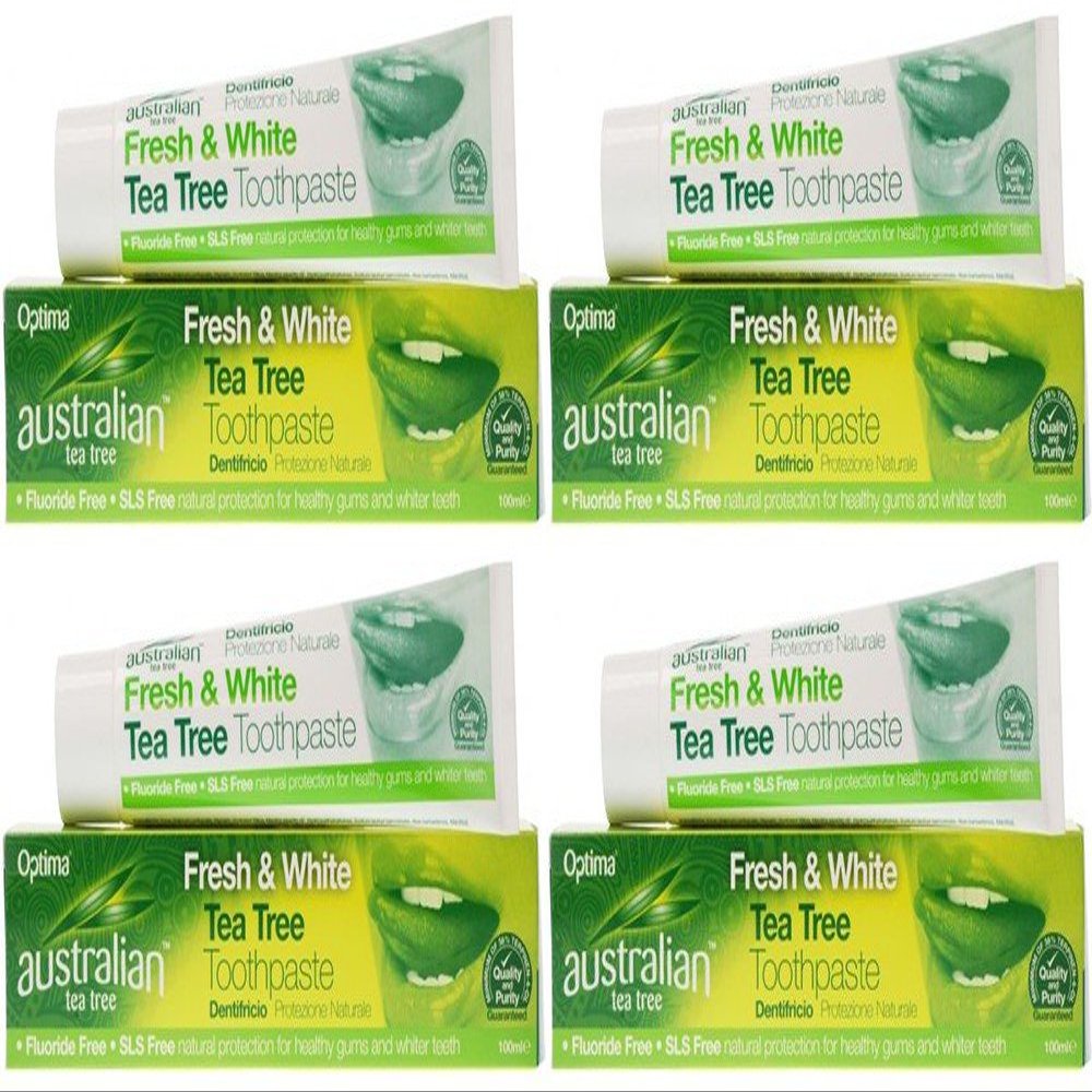 (4 PACK) - Australian Tea Tree - Tea Tree Toothpaste | 100ml | 4 PACK BUNDLE