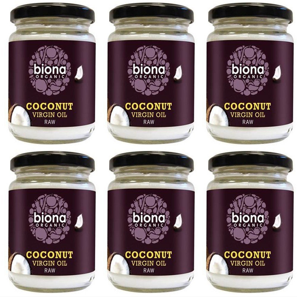 (6 PACK - Biona - Org Raw Virgin Coconut Oil | 200g | 6 PACK BUNDLE