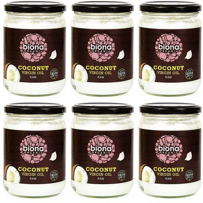 (6 Pack) - Biona - Org Raw Virgin Coconut Oil | 400g | 6 Pack Bundle