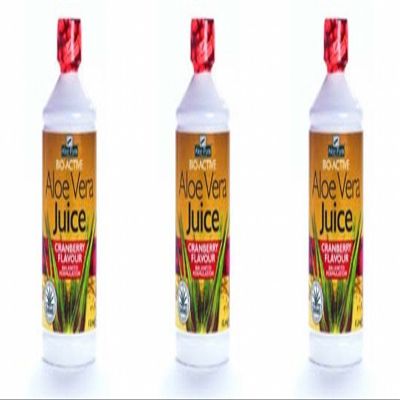 (3 PACK) - Aloe Pura - Aloe Vera Juice Cranberry | 1000ml | 3 PACK BUNDLE