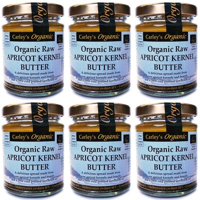 (6 PACK - Carley's - Org Raw Apricot Kernal Butter | 170g | 6 PACK BUNDLE