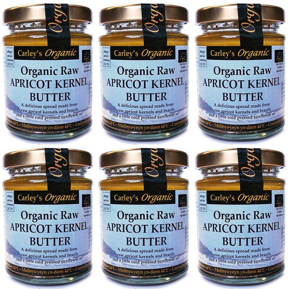 (6 PACK - Carley's - Org Raw Apricot Kernal Butter | 170g | 6 PACK BUNDLE