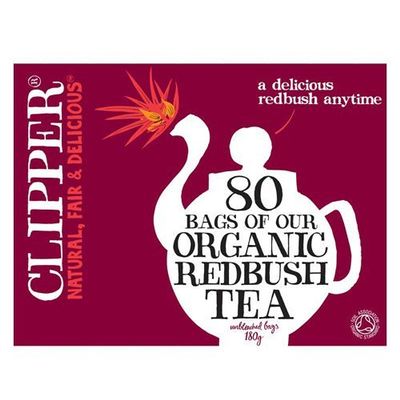 (12 PACK) - Clipper - Organic Infusion Redbush | 80 Bag | 12 PACK BUNDLE