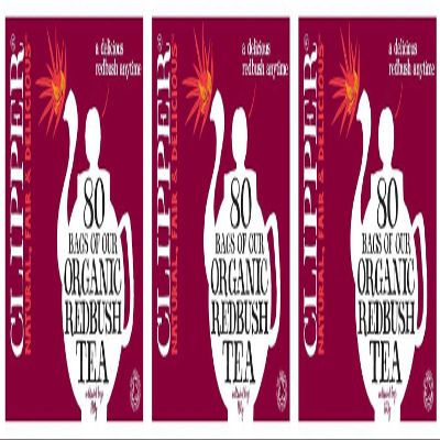 (3 PACK) - Clipper - Organic Infusion Redbush | 80 Bag | 3 PACK BUNDLE