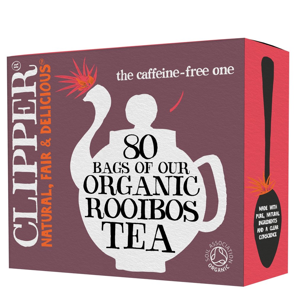 (4 PACK) - Clipper - Organic Infusion Redbush | 80 Bag | 4 PACK BUNDLE