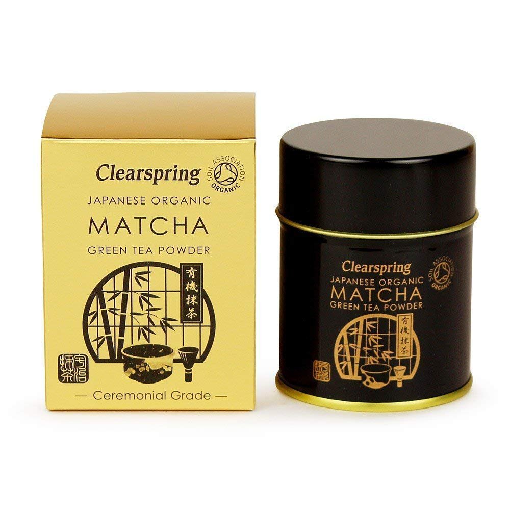 (10 PACK - Clearspring - Org Matcha Green tea (tin | 30g | 10 PACK BUNDLE