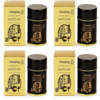 (4 PACK) - Clearspring - Org Matcha Green tea (tin) | 30g | 4 PACK BUNDLE