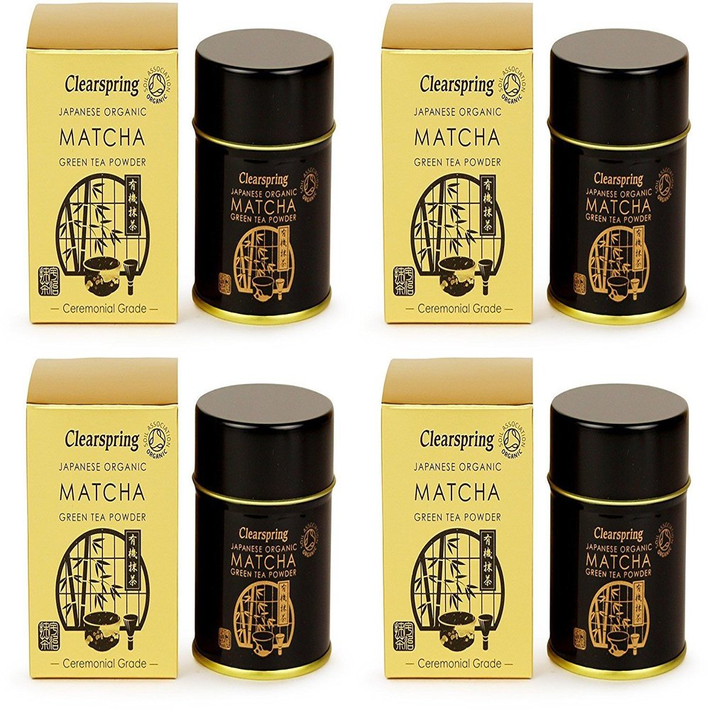 (4 PACK) - Clearspring - Org Matcha Green tea (tin) | 30g | 4 PACK BUNDLE