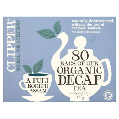 (12 PACK) - Clipper - Org Decaf Everyday Assam Tea | 80 Bag | 12 PACK BUNDLE