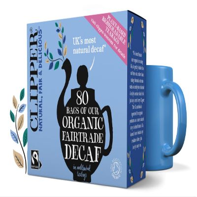 (4 PACK) - Clipper - Org Decaf Everyday Assam Tea | 80 Bag | 4 PACK BUNDLE