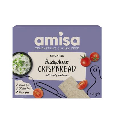(4 PACK) - Amisa - Org Buckwheat Crispbread G/F | 150g | 4 PACK BUNDLE