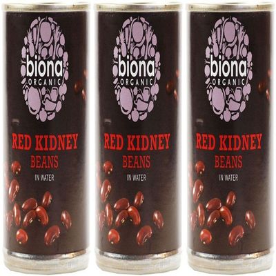 (3 Pack) - Biona - Organic Red Kidney Beans | 400g | 3 Pack Bundle