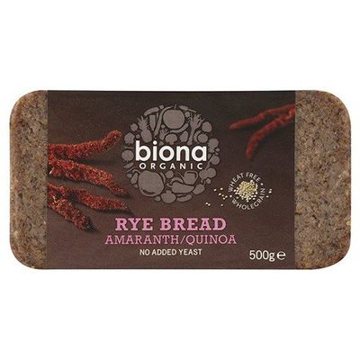(12 Pack) - Biona - Org Amaranth Quinoa Rye Bread | 500g | 12 Pack Bundle