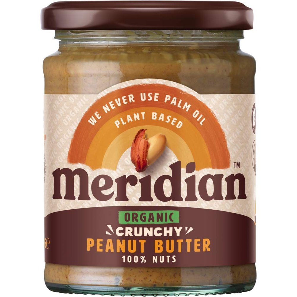 (3 PACK) - Meridian - Org Crunchy Peanut Butter | 280g | 3 PACK BUNDLE
