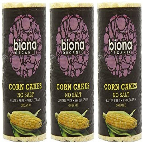 (3 PACK - Biona - Org No Salt Corn Cakes | 110g | 3 PACK BUNDLE