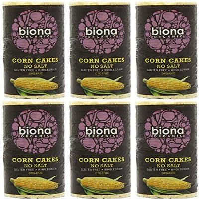 (6 PACK - Biona - Org No Salt Corn Cakes | 110g | 6 PACK BUNDLE