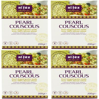 Al'Fez Pearl Couscous 200 g (Pack of 4)
