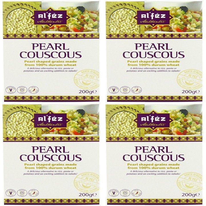 Al'Fez Pearl Couscous 200 g (Pack of 4)