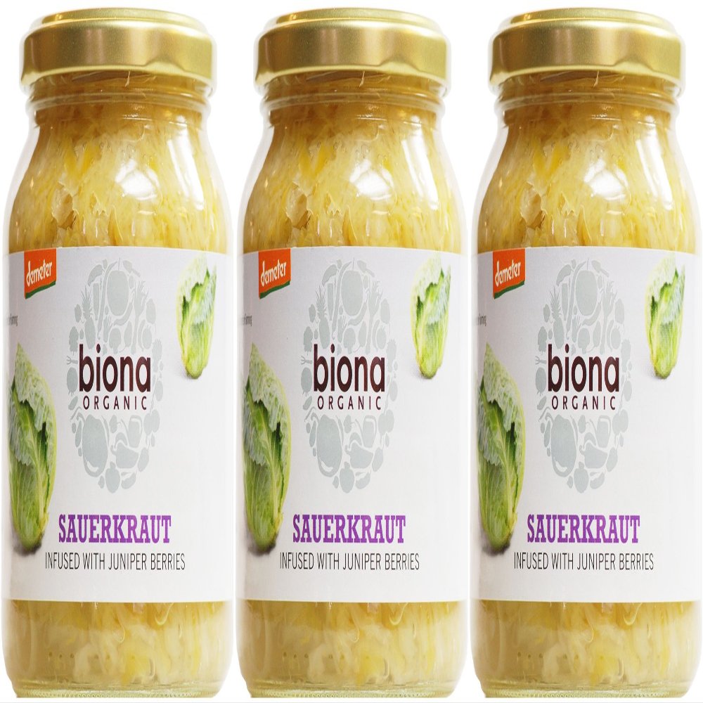 (3 PACK) - Biona - Organic / Demeter Sauerkraut | 680g | 3 PACK BUNDLE
