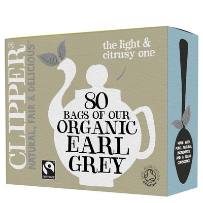 (3 PACK) - Clipper - Ft Org Earl Grey | 80 Bag | 3 PACK BUNDLE