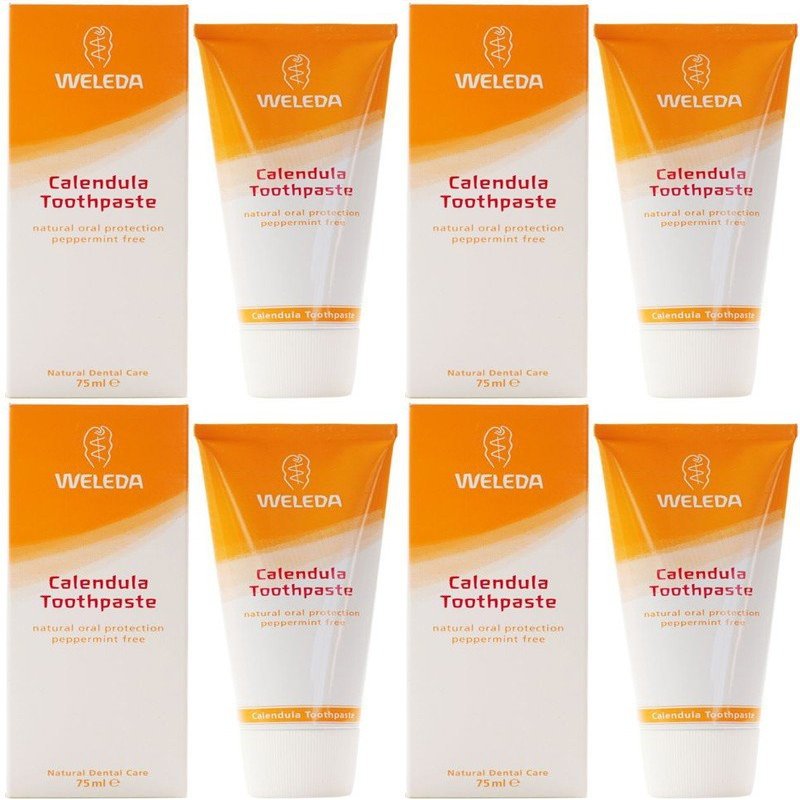 (4 PACK) - Weleda - Calendula Toothpaste | 75ml | 4 PACK BUNDLE