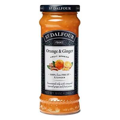 (4 PACK) - St Dalfour - Orange & Ginger Fruit Spread | 284g | 4 PACK BUNDLE