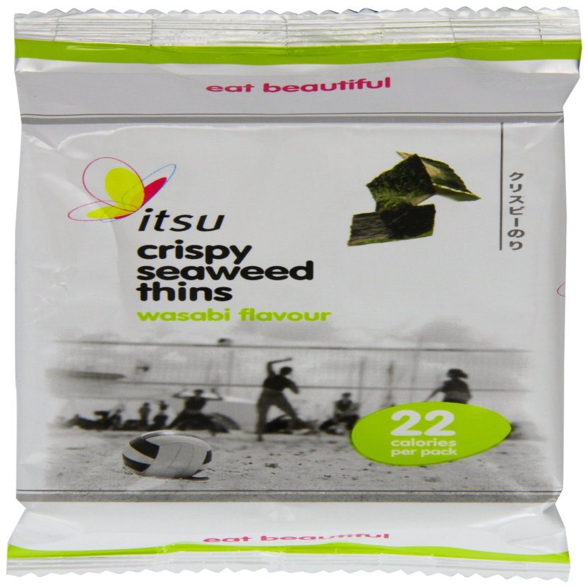 (10 PACK) - Itsu - Seaweed Thins Wasabi | 5g | 10 PACK BUNDLE