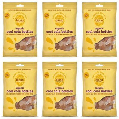(6 PACK) - Biona - Organic Cola Bottles | 75g | 6 PACK BUNDLE