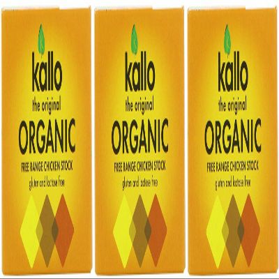 Kallo | Chicken Stock Cubes - Organic | 3 x 66g