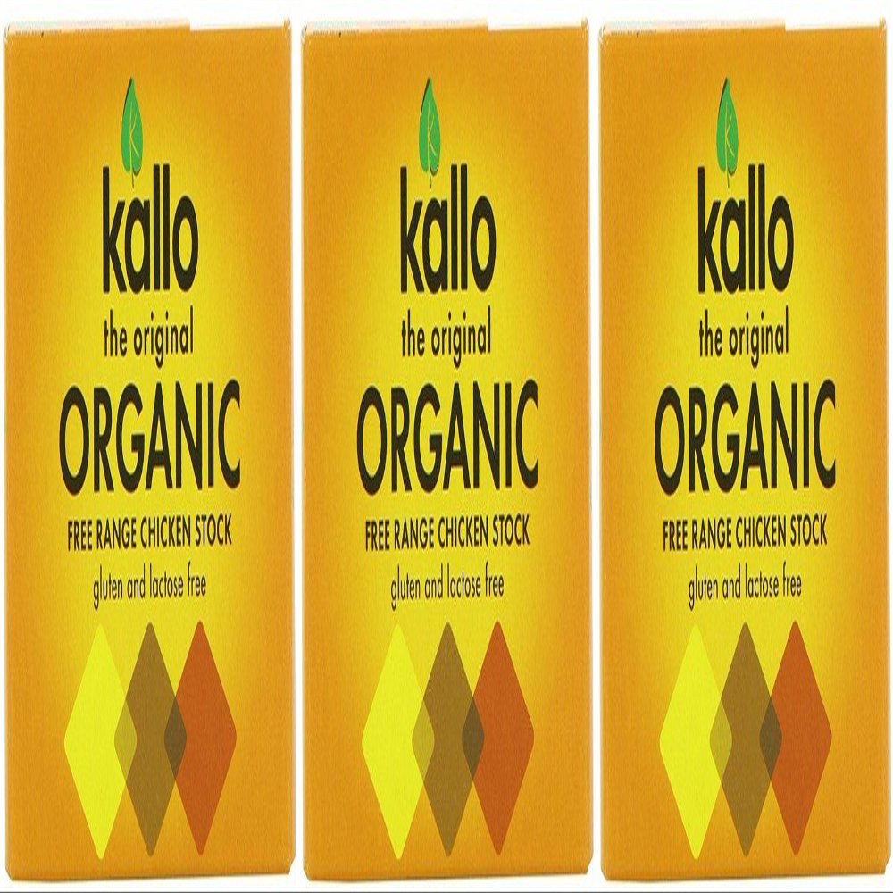 Kallo | Chicken Stock Cubes - Organic | 3 x 66g