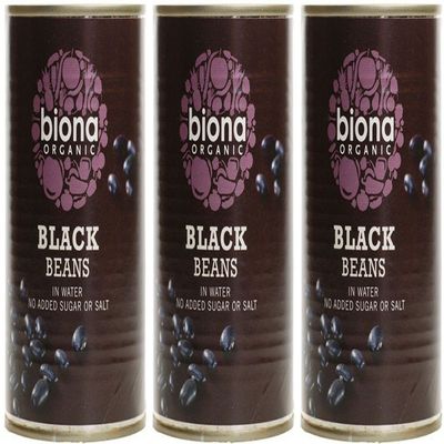 (3 PACK) - Biona - Org Black Beans | 400g | 3 PACK BUNDLE