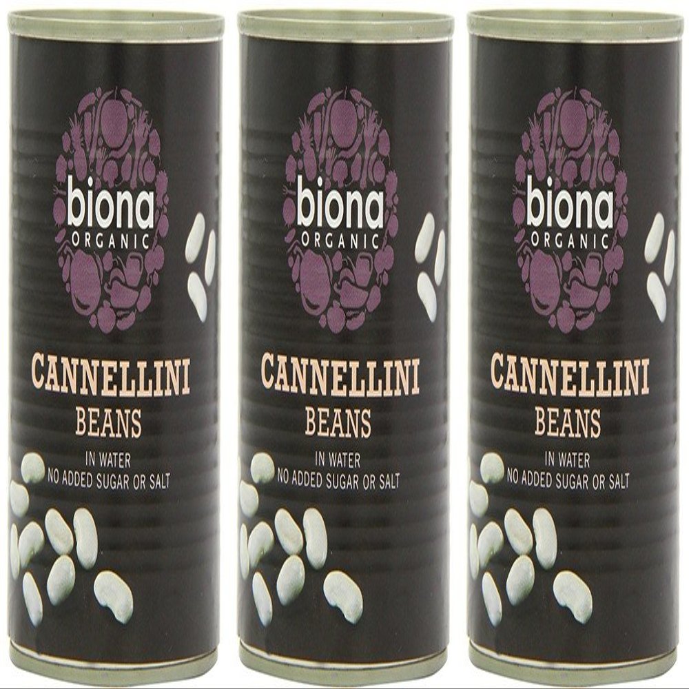 (3 PACK) - Biona - Org Cannellini Beans | 400g | 3 PACK BUNDLE
