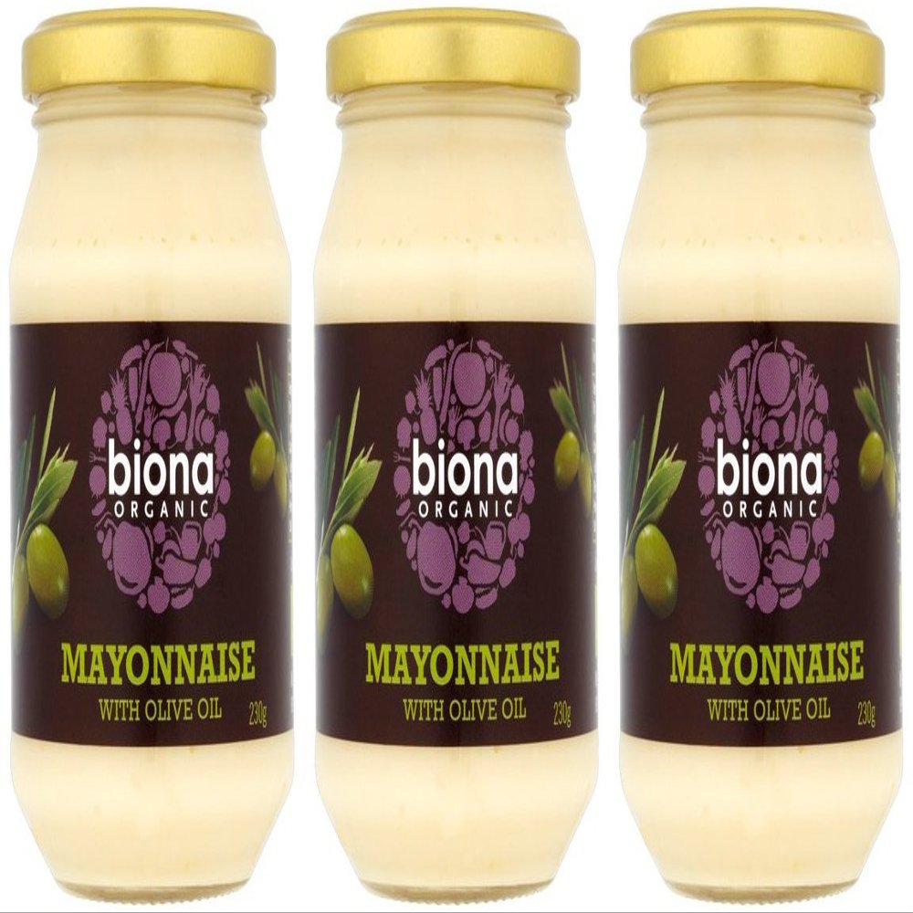 (3 PACK - Biona - Org Olive Mayonnaise | 230g | 3 PACK BUNDLE