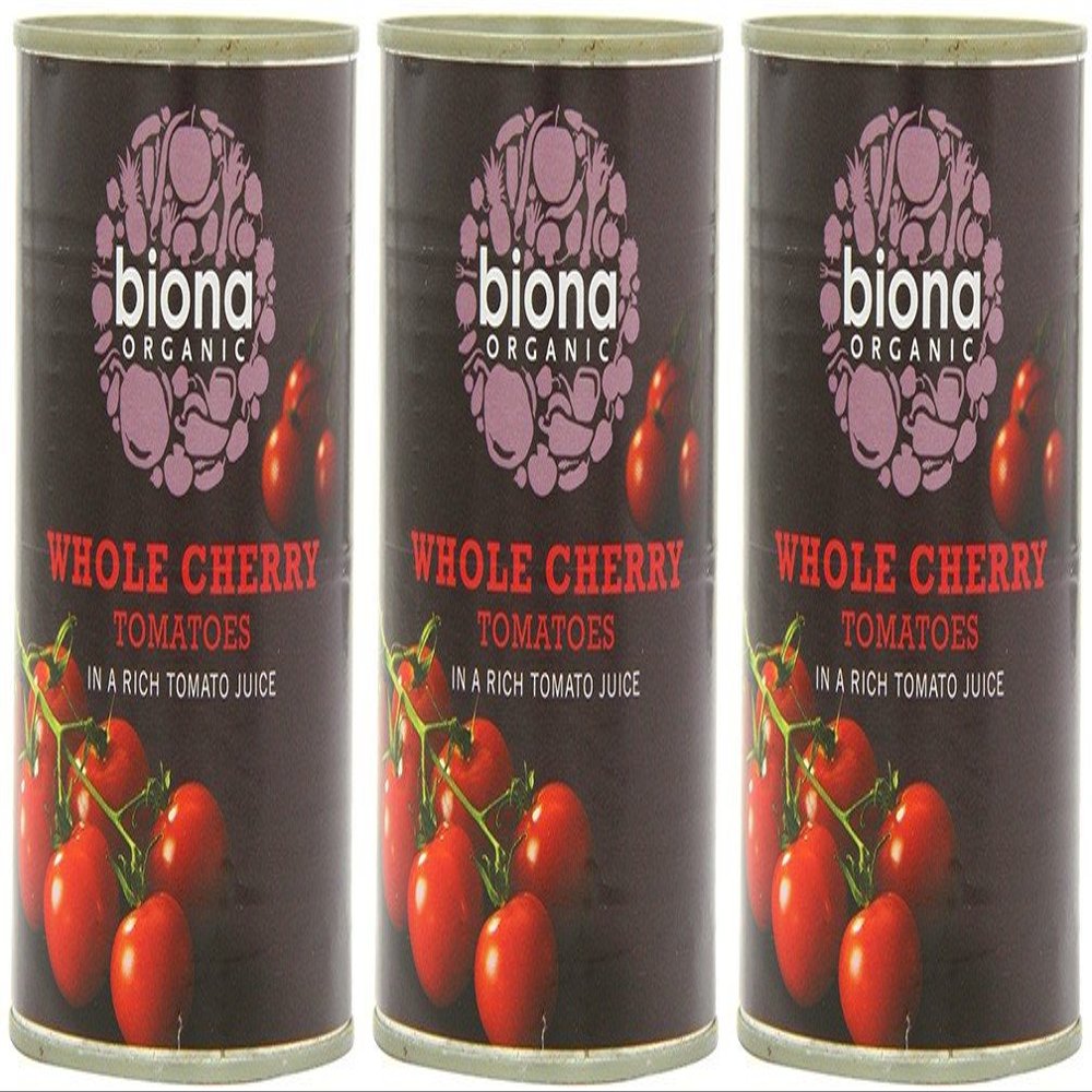 (3 PACK) - Biona - Organic Cherry Tomatoes | 400g | 3 PACK BUNDLE