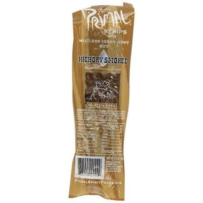 (10 PACK) - Primal Spirit - Vegan GF Jerky Strips Hickory | 28g | 10 PACK BUNDLE
