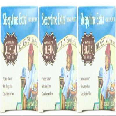 (3 PACK) - Celestial Seasonings - Sleepytime Extra Tea | 20 Bag | 3 PACK BUNDLE