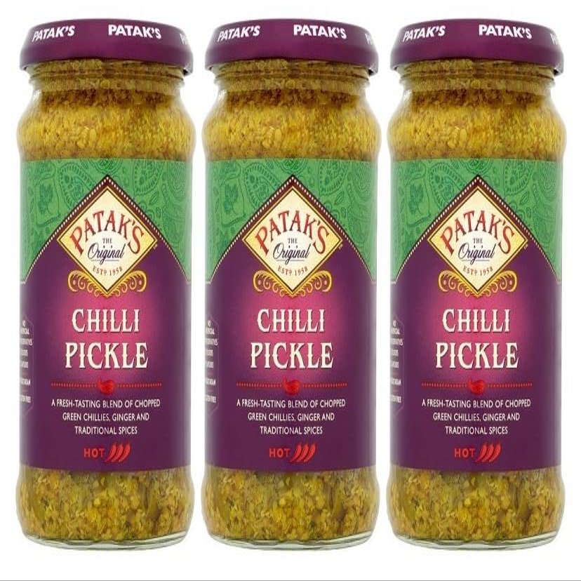 (3 PACK) - Pataks - Chilli Pickle | 283g | 3 PACK BUNDLE