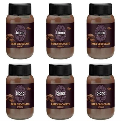 (6 Pack) - Biona - Organic Dark Chocolate Spread | 350g | 6 Pack Bundle