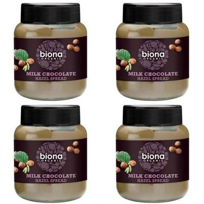 (4 PACK - Biona - Organic Choc Hazelnut Spread | 350g | 4 PACK BUNDLE