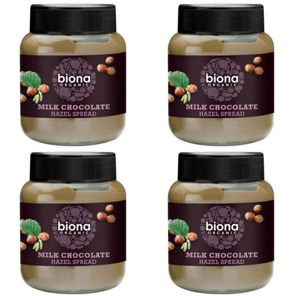 (4 PACK - Biona - Organic Choc Hazelnut Spread | 350g | 4 PACK BUNDLE