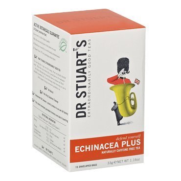 (3 PACK) - Dr Stuarts - Echinacea Plus Herbal Tea | 15 Bag | 3 PACK BUNDLE