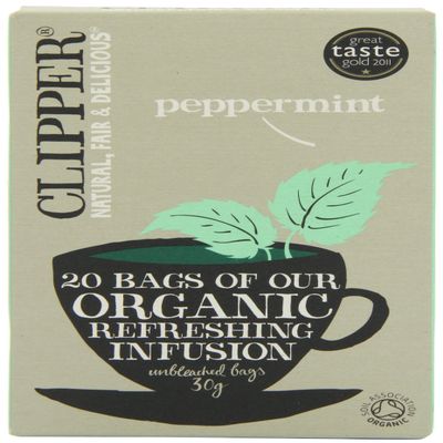 (10 PACK) - Clipper - Organic Peppermint | 20 Bag | 10 PACK BUNDLE
