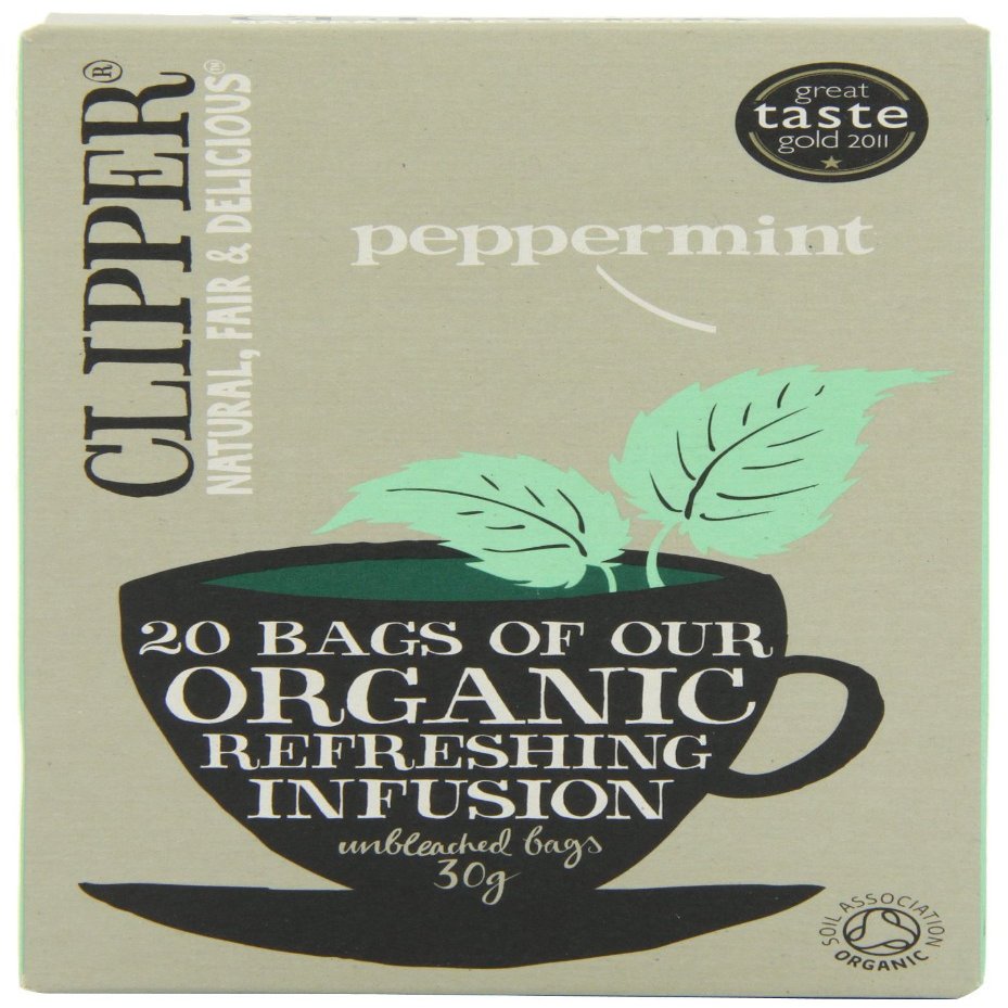 (10 PACK) - Clipper - Organic Peppermint | 20 Bag | 10 PACK BUNDLE