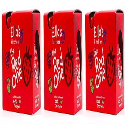 (3 PACK) - Ellas Kitchen - Smoothie Fruit - Red One multpck | 5 x 90g | 3 PACK BUNDLE