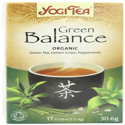 (4 PACK) - Yogi Tea - Green Balance | 17 Bag | 4 PACK BUNDLE